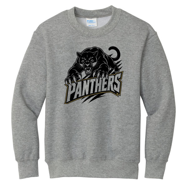 LW Cheer Fundraiser Logo 1 - Youth Core Fleece Crewneck Sweatshirt Thumbnail