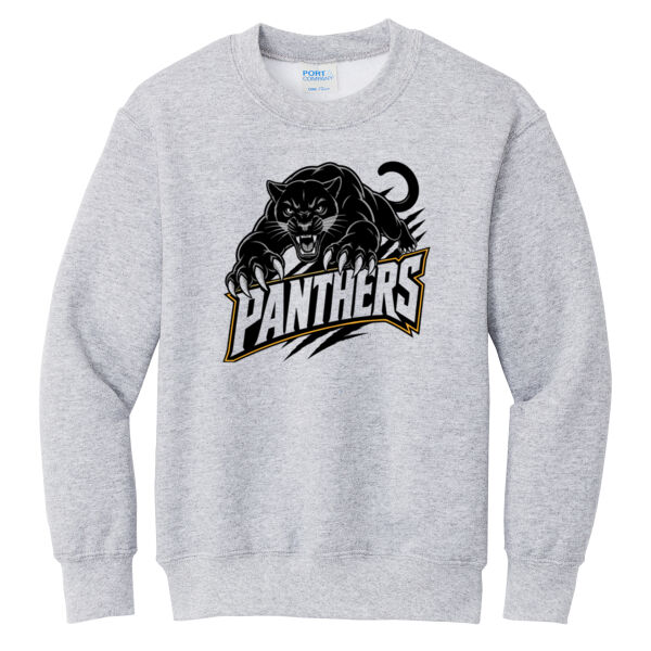 LW Cheer Fundraiser Logo 2 - Youth Core Fleece Crewneck Sweatshirt Thumbnail
